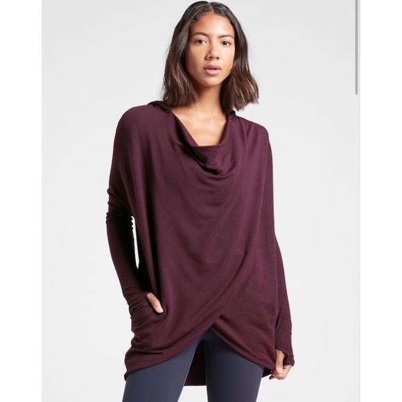 Athleta Jackets & Blazers - ATHLETA Purana Wrap Sweatshirt